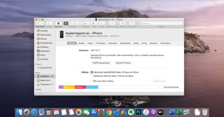 macos catalina restore iphone