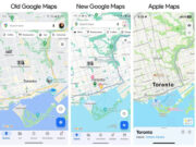 Google Maps experimentuje s barvami podobnými Apple Maps google maps apple maps