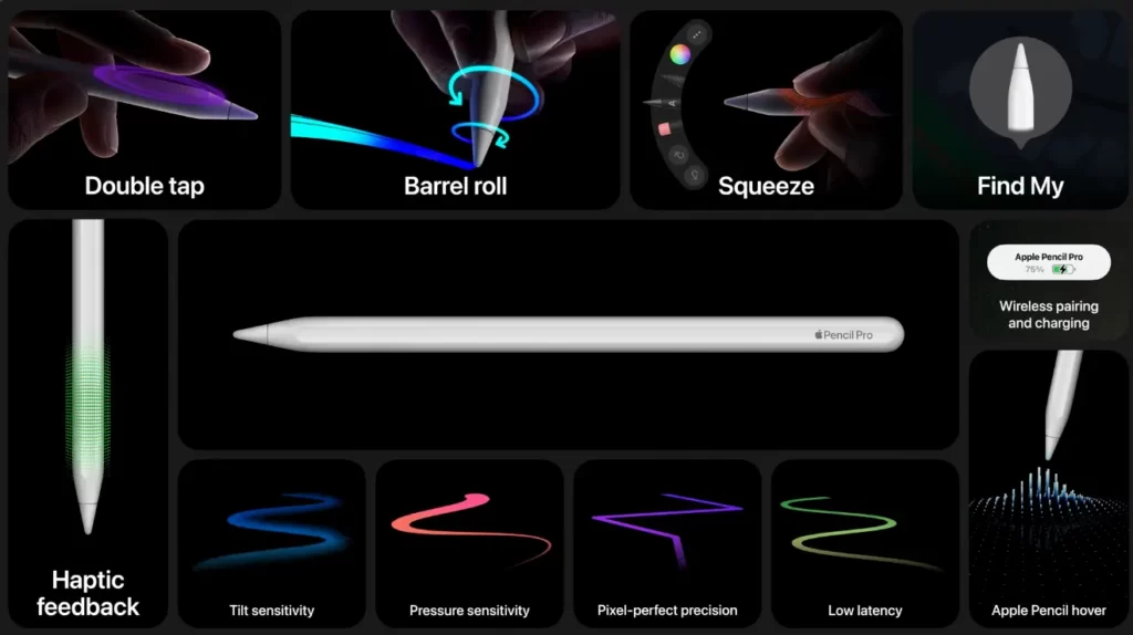 apple pencil pro přehled