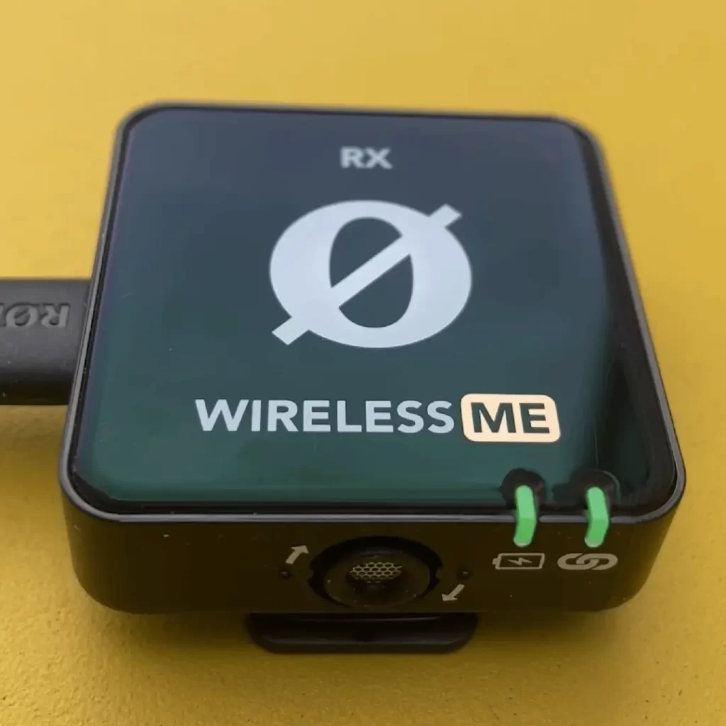 rode wireless me rx dioda-mic on