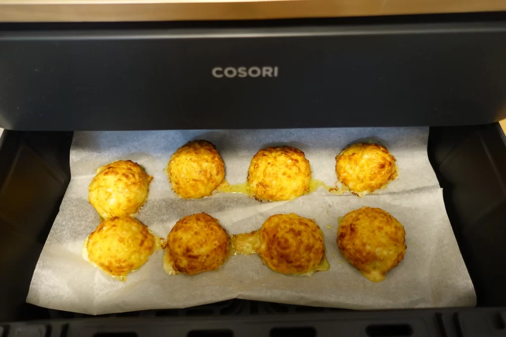sýrové kuličky horkovzdušná fritéza