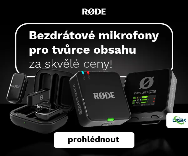 Bezdrátové mikrofony pro tvůrce obsahu
