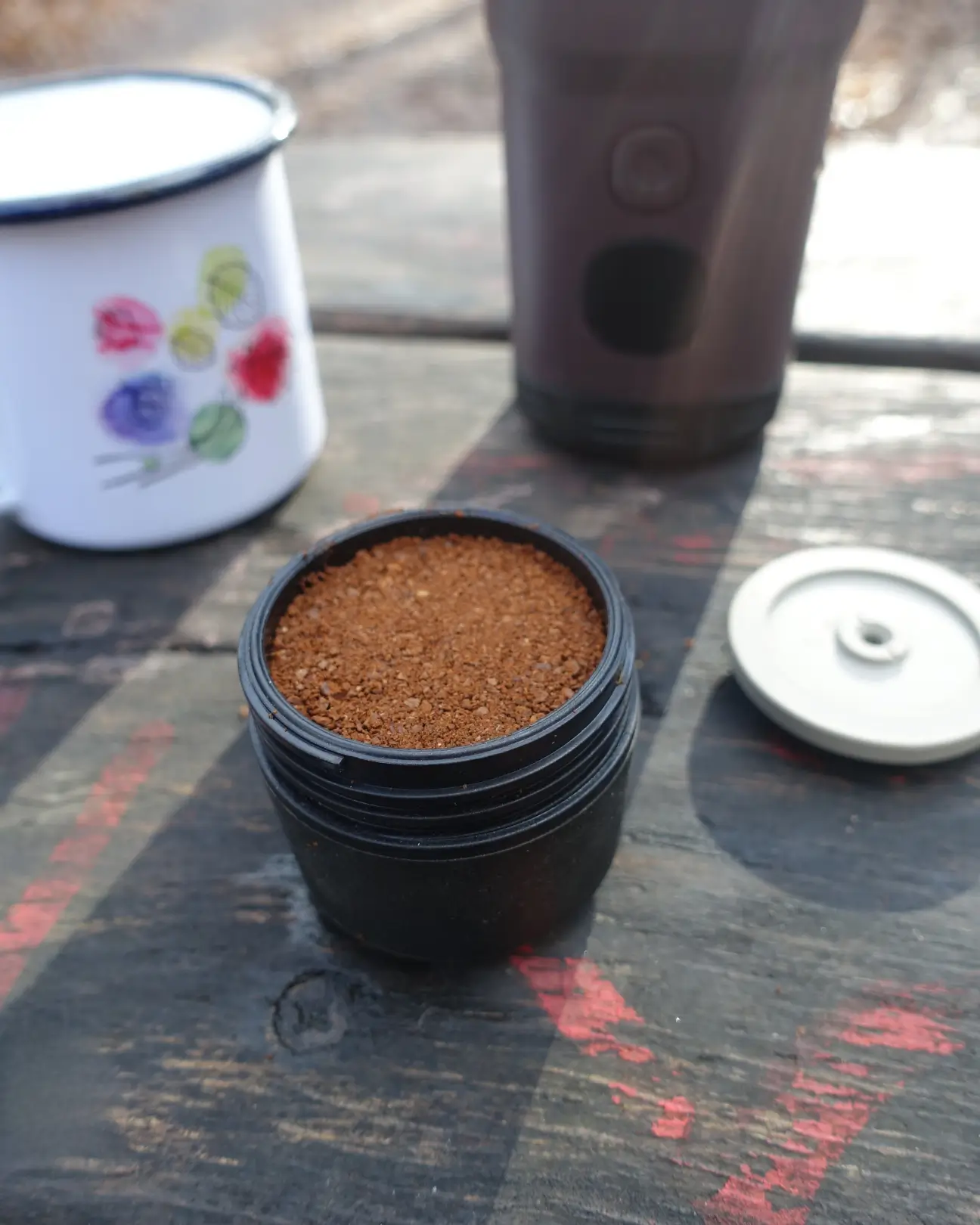 3-napěchovaná káva pixapresso