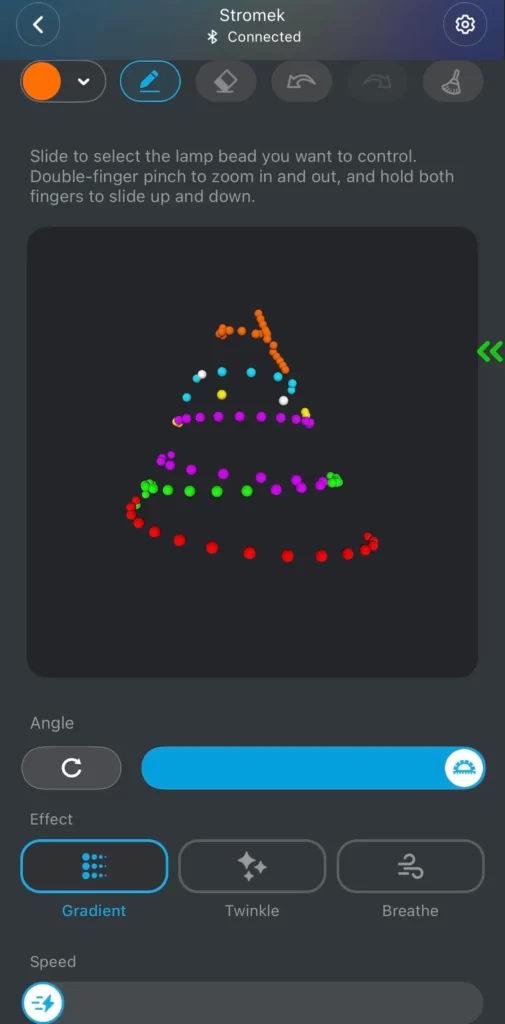 3D model vanocniho osvetleni stromku govee