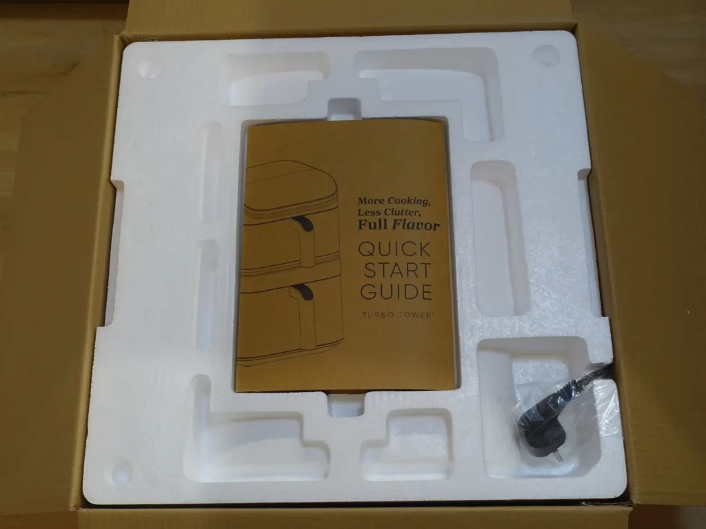 cosori turbo tower pro rozbaleni recepty