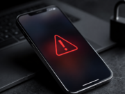 Apple rozeslal nová varování před špionážním softwarem do 110 zemí iPhone se zobrazeným bezpečnostním varováním o možném útoku spywarem