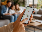 Jak sdílet polohu na iPhonu (iOS 27): appka Najít, Zprávy i s rodinou Obrazovka appky Najít na iPhonu se sdílenou polohou kontaktu na mapě
