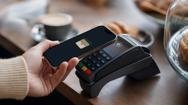 Placení iPhonem pomocí Apple Pay na platebním terminálu Placení iPhonem pomocí Apple Pay na platebním terminálu