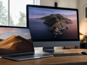 MacBook Pro a iMac mají podle zpráv přijít na podzim, čip M7 později MacBook Pro a iMac na stole jako ilustrace k podzimním novinkám Apple