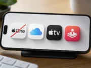 Apple One končí ve stovce zemí, iCloud+ přebírá Apple TV i Arcade Ikony služeb Apple One, iCloud+, Apple TV a Apple Arcade na obrazovce iPhonu