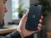 Face ID restartuje iPhony 18 Pro: Apple slíbil opravu na příští týden iPhone 18 Pro s aktivním Face ID senzorem na displeji
