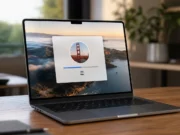 macOS 27 Golden Gate: co zvážit před aktualizací, známé chyby a návrat na Tahoe MacBook s obrazovkou aktualizace softwaru na macOS 27 Golden Gate