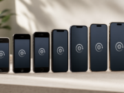 Jak dlouho Apple aktualizuje iPhony? Přehled podpory podle modelu (2026) Řada iPhonů různých generací vedle sebe na stole