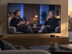 Apple upřesnil novinky tvOS 27: přidal videopodcasty i rychlejší AirPlay Televize s otevřenou aplikací Podcasty a zařízení Apple TV