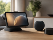 Co se před 13. říjnem čekalo od HomeView, HomePodu mini a Apple TV Ilustrace chystaného hubu Apple pro chytrou domácnost spolu s HomePodem mini a Apple TV