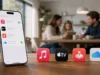 Rodinný tarif Apple One v Česku zdražil: nově stojí 479 Kč měsíčně iPhone s nabídkou předplatných a ikonami služeb Apple One