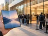 Alza, O2 ani T-Mobile neměly skládací iPhone Duo první den skladem Zákazníci čekají před prodejnou Applu na první skládací iPhone Duo