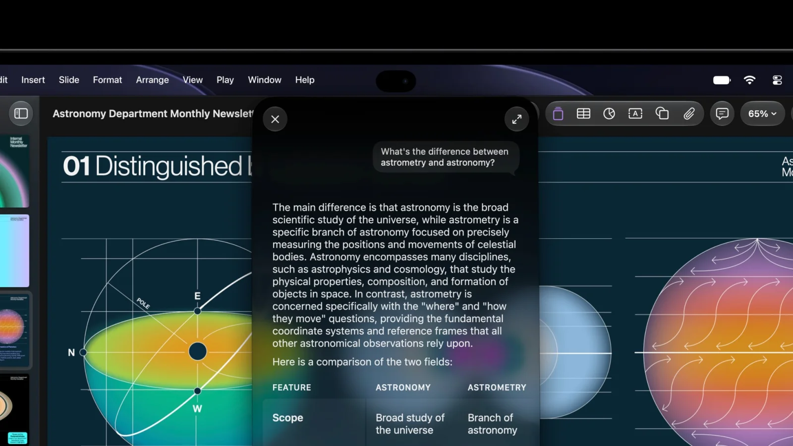Dynamic Island se Siri AI na displeji MacBooku Pro