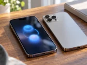 Jak přenést data na nový iPhone: Rychlý start, iCloud, kabel i eSIM Dva iPhony vedle sebe na stole během přenosu dat